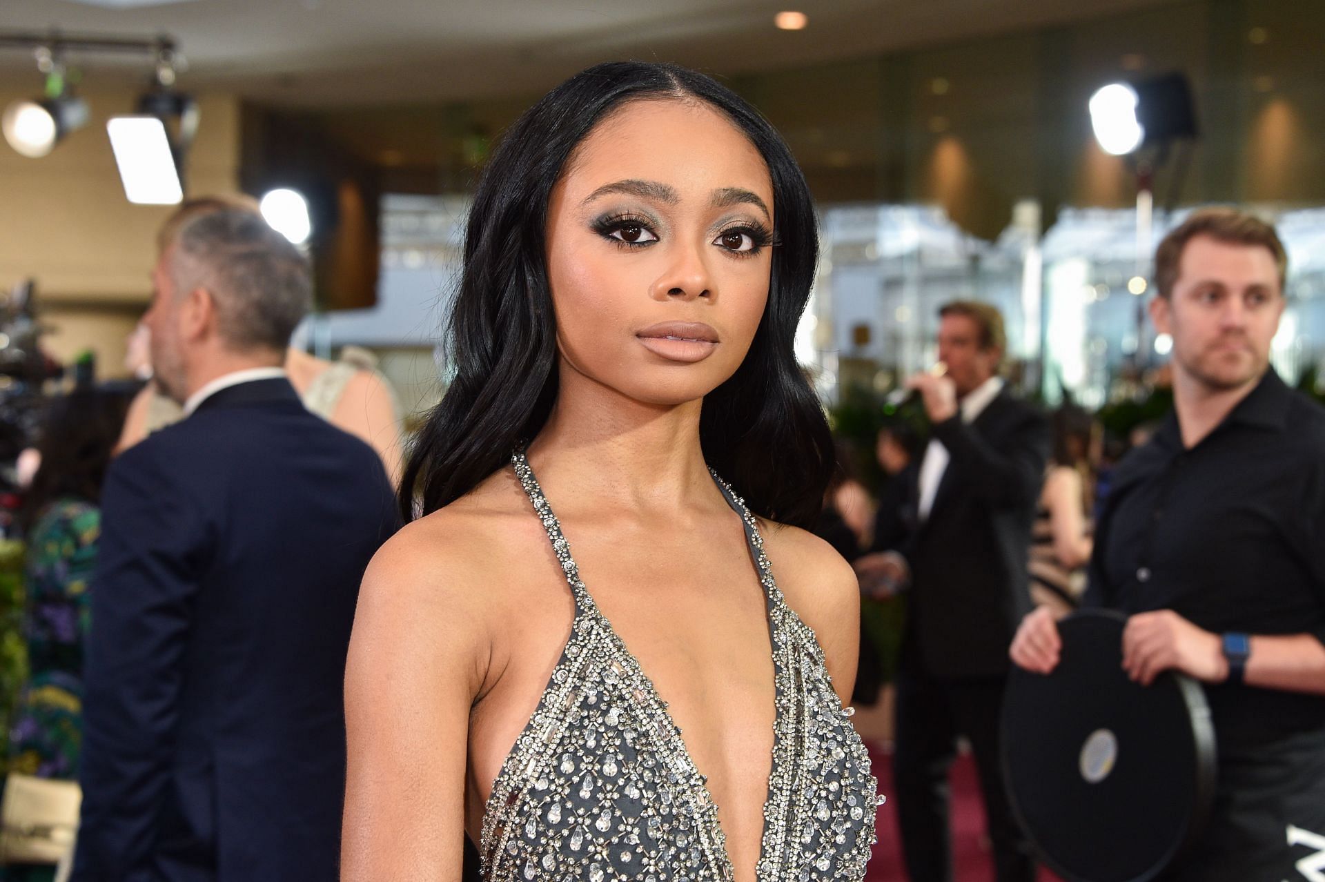 Skai Jackson at the 81st Golden Globe Awards - Arrivals - (Image via Getty)